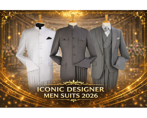 Iconic Designer Mens Suits 2026