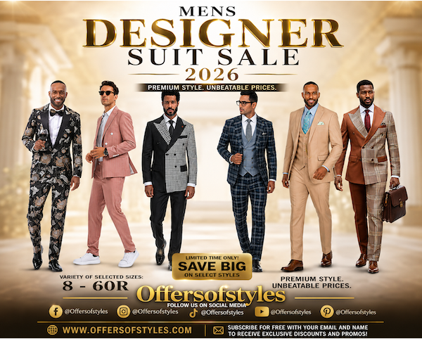 Mens Designer Suit Sale 2026