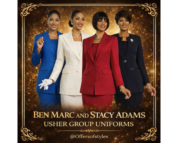 Ben Marc And Stacy Adams Usher Group Uniforms 2026